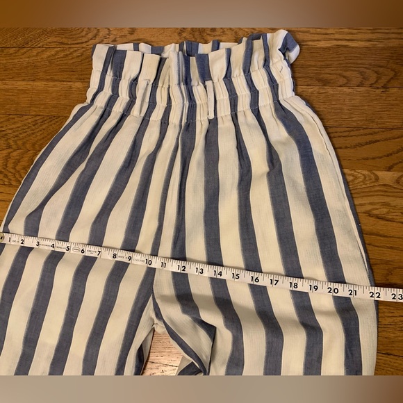 NWT striped high-rise cotton pants size S - Picture 9 of 15